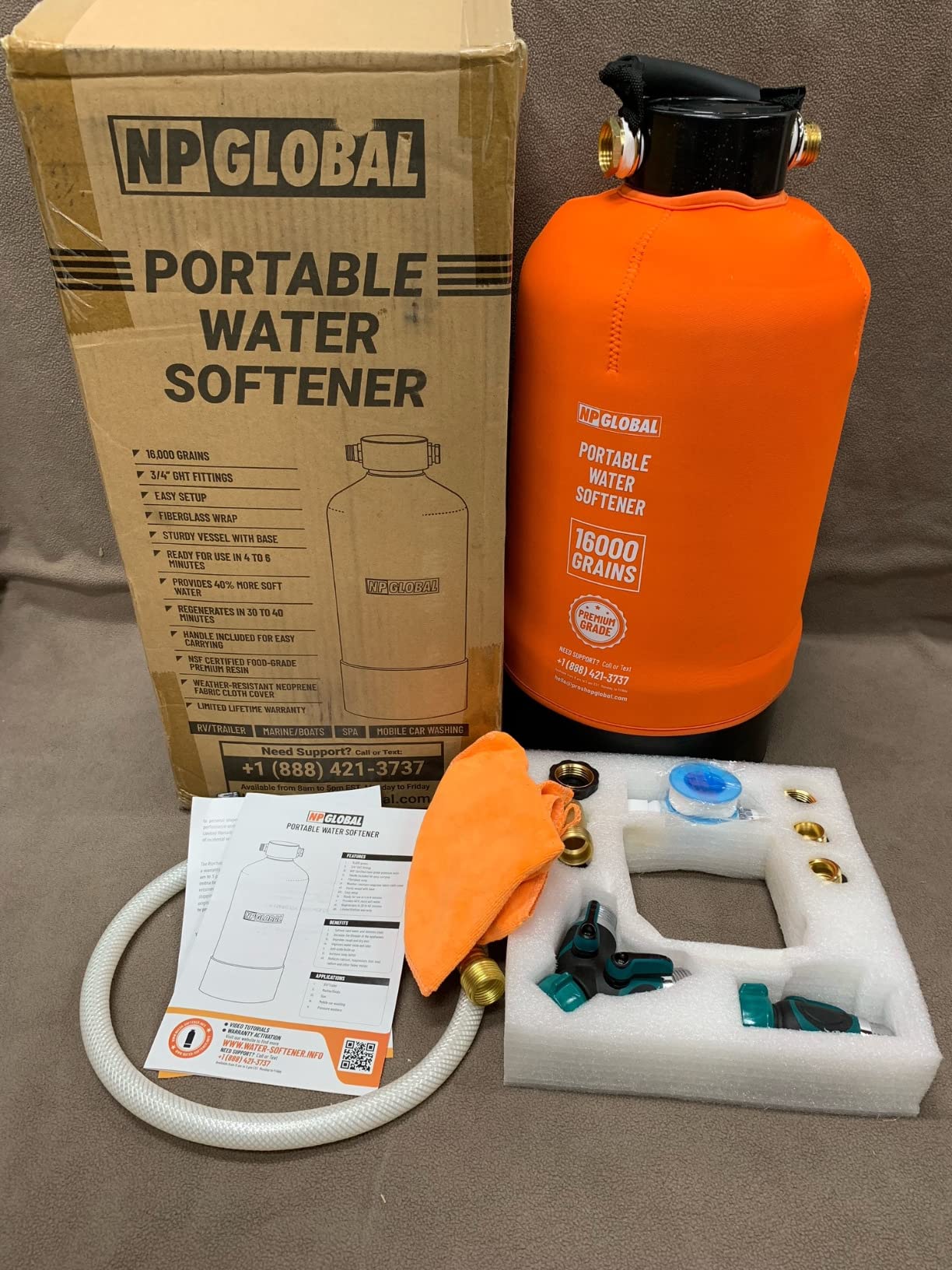 Water softener unboxing